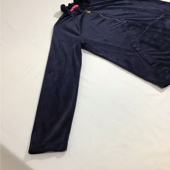 Lily Pulitzer Skipper Round Hem Ruffle Velour Popover Size Small - Picture 9 of 16